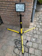 Bouwlamp 300 Watt op statief, Ophalen, Met statief, Zo goed als nieuw, Lamp met armatuur