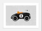 Poster retro auto 30X40 nieuw in koker., Kinderen en Baby's, Kinderkamer | Inrichting en Decoratie, Ophalen, Nieuw, Wanddecoratie