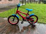 Spiderman fiets, Ophalen, Gebruikt, Minder dan 16 inch, Zijwieltjes