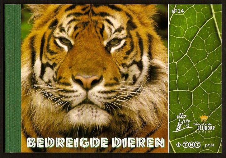 Nederland Prestigeboekje 14 postfris Bedreigde dieren, Postzegels en Munten, Postzegels | Nederland, Postfris, Na 1940, Ophalen of Verzenden