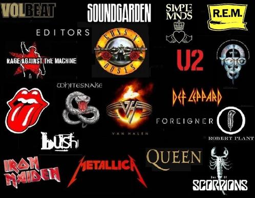 Prijslijst Rock,Hardrock+Metal Cd’s o.a.U2,Metallica,Maiden, Cd's en Dvd's, Cd's | Rock, Zo goed als nieuw, Alternative, Verzenden
