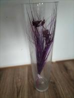Nieuwe Hoge Grote Dikke Glazen Vaas 70 Cm Hoog, Ophalen, Overige kleuren, 50 tot 75 cm, Nieuw