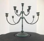 Vintage kandelaar voor 9 kaarsen, Ophalen of Verzenden, Gebruikt, Kandelaar, 25 tot 50 cm