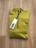 Karl Lagerfeld Groene Trui Maat L met Rits, Kleding | Heren, Ophalen of Verzenden, Nieuw, Maat 52/54 (L), Groen
