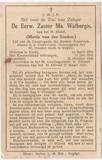 zr. Maria van der Linden 1876 Eerde + 1947 Zijtaart, 70 jaar, Verzenden