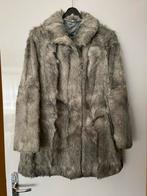 Echte Bontjas, Verzenden, Zo goed als nieuw, Maat 42/44 (L), Grijs