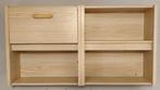 2 hangkastjes - boekenkasten waarvan 1 met klep, Huis en Inrichting, Kasten | Wandmeubels, Ophalen, Met klep(pen), Zo goed als nieuw