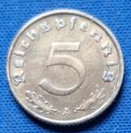 Duitse Rijk 5 reichspfennig 1938 A Km 91, Verzenden, Duitsland, Losse munt