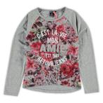 RETOUR longsleeve shirt grijs met bloemen maat 176 16, Meisje, Ophalen of Verzenden, Zo goed als nieuw, Shirt of Longsleeve