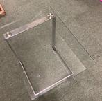 GEBRA Side Table bijzet tafel, Glas, Gebruikt, Rechthoekig, 45 tot 60 cm