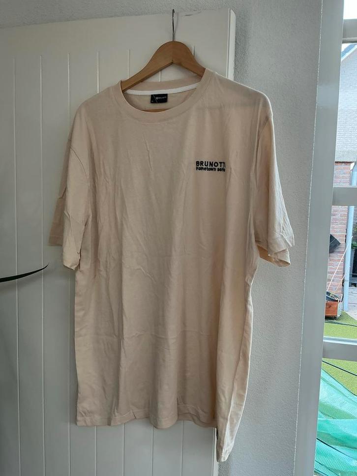 Brunotti T-shirt Beige Maat XL, Kleding | Heren, T-shirts, Zo goed als nieuw, Maat 56/58 (XL), Beige, Ophalen of Verzenden