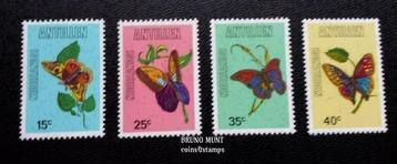 Fauna, Vlinders 1978 NVPH 584/587 - Nederlandse Antillen  beschikbaar voor biedingen