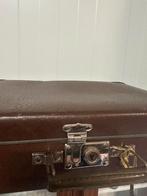 Leuk klein brocante koffertje, Sieraden, Tassen en Uiterlijk, Koffers, Hard kunststof, Minder dan 50 cm, Ophalen of Verzenden