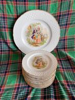 Bavaria schumann arzberg gebakset taferelen 13 delig, Antiek en Kunst, Antiek | Servies los, Ophalen of Verzenden