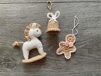 Kerstdecoratie Set: Gingerbread, Bel & Paardje, Diversen, Kerst, Ophalen of Verzenden, Nieuw