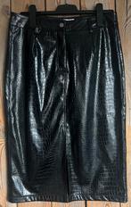 Nieuw leder look slangenprint rokje Miljuschka maat 42, Zwart, Maat 42/44 (L), Nieuw, Ophalen of Verzenden
