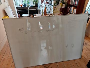 Grote Whiteboard - 1.80m x 1.20m beschikbaar voor biedingen