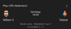 Kaartje Kingside Willem II - Telstar, Tickets en Kaartjes, Eén persoon