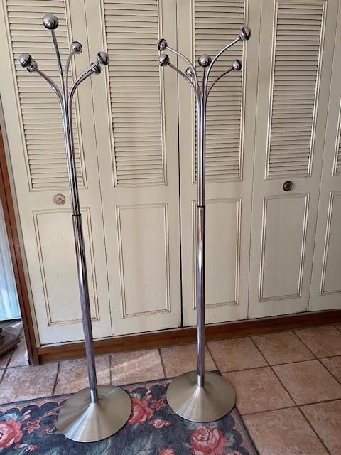 2 luxe staande kapstokken, Huis en Inrichting, Woonaccessoires | Kapstokken, Staande kapstok, 150 tot 200 cm, Hout, Ophalen