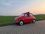 Fiat 500 oldtimer 1977, Auto's, Oldtimers, Zwart, Cabriolet, Handgeschakeld, Particulier