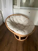 Rotan Papasan Stoel Rond, Huis en Inrichting, Fauteuils, Ophalen, Gebruikt, Riet of Rotan, 75 tot 100 cm