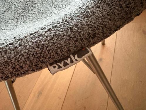 Dyyk Barth Stoelen - Set van 4, Huis en Inrichting, Stoelen, Gebruikt, Vier, Metaal, Grijs, Ophalen