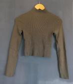 H&M divided cropped trui khaki maat XS, H&M, Nieuw, Ophalen of Verzenden, Maat 34 (XS) of kleiner