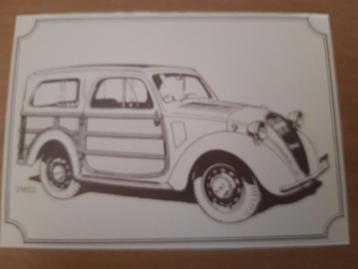ansichtkaart Fiat 500 A 1938 carr Auto Roma beschikbaar voor biedingen