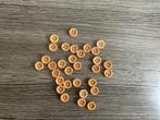 K 32) Aanbieding mooie blank houten knoopjes 30 voor 3,50, Verzenden, Nieuw, Knoop of Knopen