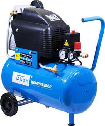 Gude 231/10/24 Oliegesmeerde compressor/10 Bar/24 Literketel beschikbaar voor biedingen