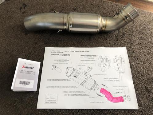 Akrapovic tit. katalysator linkpijp Aprilia RSV4 Tuono V4, Motoren, Onderdelen | Overige, Nieuw, Verzenden