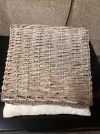 Vintage rieten mand met handvat, Ophalen of Verzenden, Gebruikt, Overige materialen, Minder dan 50 cm