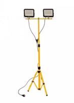 2x LED Schijnwerper met statief - 100W 8400lm, Doe-het-zelf en Verbouw, Bouwverlichting, Met statief, Ophalen of Verzenden, Zo goed als nieuw