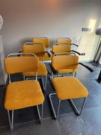 Mooie set van 6 Gispen 101 stoelen met certificaat, Gebruikt, Overige kleuren, Gispen 101, Ophalen of Verzenden