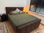 Swiss sense kingsize bed, Ophalen, Bruin, Tweepersoons, Zo goed als nieuw