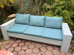 Tuinbank steigerhout met kussens GRATIS, Tuin en Terras, Ophalen, Gebruikt, Hout