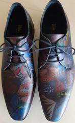 Herenschoenen met "Vlinders", NIEUW.., Blauw, Nieuw, Ophalen of Verzenden, Veterschoenen