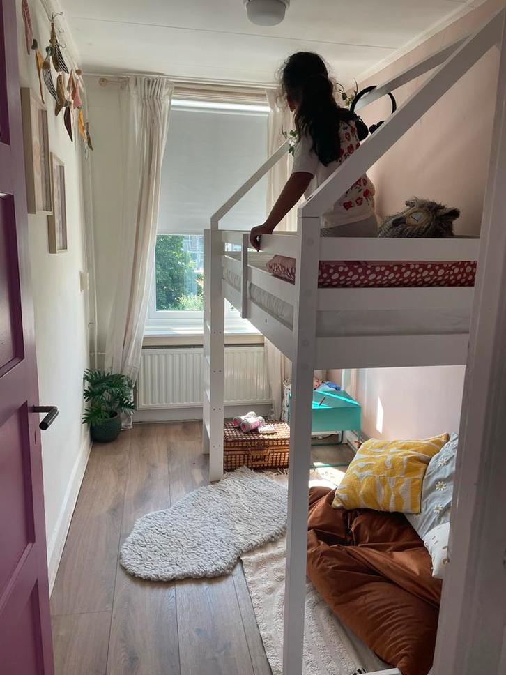 Hoogslaper - Zo Goed Als Nieuw (ideaal voor kleine kamer), Kinderen en Baby's, Kinderkamer | Stapelbedden en Hoogslapers, Zo goed als nieuw