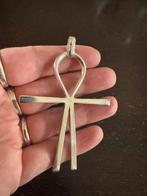 Ankh hanger twee benig 925 zilver, Sieraden, Tassen en Uiterlijk, Overige materialen, Overige voorstellingen, Verzenden, Zo goed als nieuw