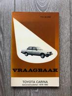 Vraagbaak Toyota Carina TA40 Benzinemodellen 1978-1982, Auto diversen, Handleidingen en Instructieboekjes, Ophalen of Verzenden