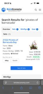 21322 pirates od Barracuda Bay, Ophalen of Verzenden, Zo goed als nieuw, Complete set, Lego