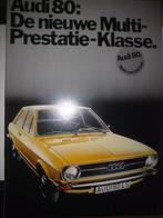 5 Audi 80 brochure/folders 1973+1975+1978+veiligheid+kleuren, Ophalen of Verzenden, Zo goed als nieuw, Audi