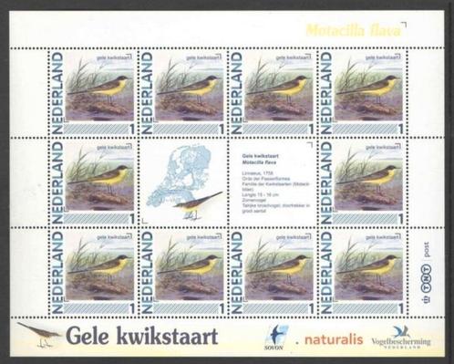 Vel Vogels in Nederland Gele Kwikstaart Postfris., Postzegels en Munten, Postzegels | Nederland, Postfris, Verzenden