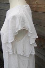 Tuniek ecru Gisel mt L transparant zijde Vaste prijs, Kleding | Dames, Beige, Maat 42/44 (L), Gisel, Ophalen of Verzenden