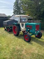 Oldtimer Hanomag tractor met oldtimer landbouwwagen met huif, Gebruikt, 2500 tot 5000, Tot 80 Pk, Ophalen
