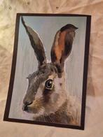 Afbeelding . "Blauw- Haas"., Ophalen of Verzenden, Zo goed als nieuw