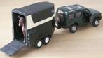 Landrover met paardentrailer en paard schaal 1:32  nieuw, Ophalen of Verzenden, Nieuw