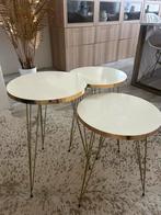 Sidetable salontafel bijzettafeltjes set, Huis en Inrichting, Tafels | Bijzettafels, Minder dan 45 cm, Minder dan 55 cm, Metaal of Aluminium