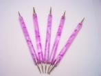 5 Dotting Pennen Paars Marbel / Tool Tools Pen Nail Nagel, Nieuw, Make-up, Handen en Nagels, Paars