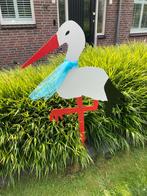 Geboorte Ooievaar, Ophalen, Gebruikt, Geboortebord